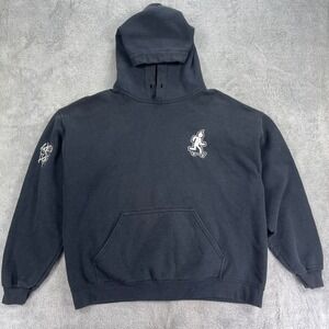 Cactus Jack Hoodie Mens Medium Black Travis Scott Skate Graphic Pullover